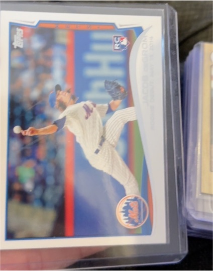 2014 Topps Update Series #US-57 Jacob deGrom Rookie Debut — front