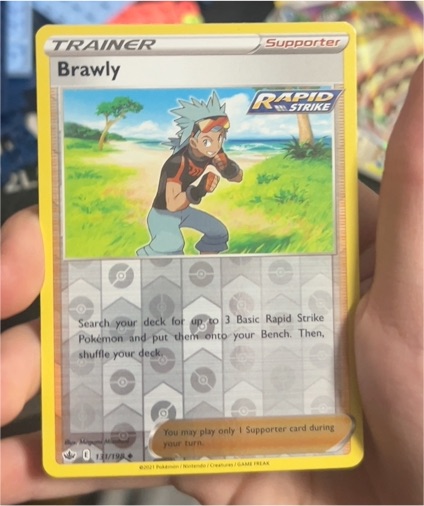 2021 Pokémon S&S Chilling Reign #131 Brawly — front