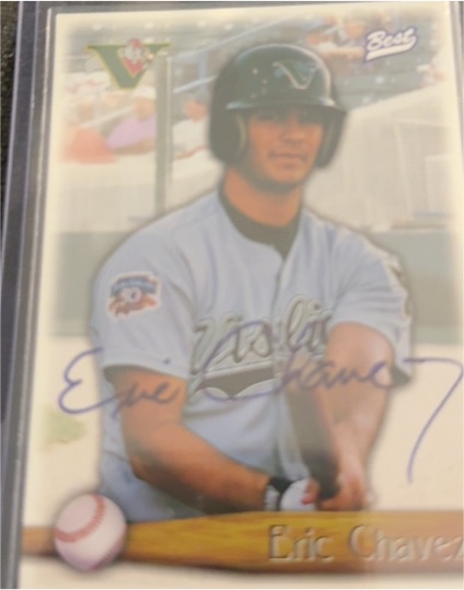 1999 Best Rookie #EC Eric Chavez — front
