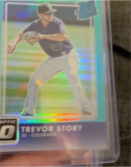 2016 Panini Donruss Optic #53 Trevor Story Rated Rookie — front