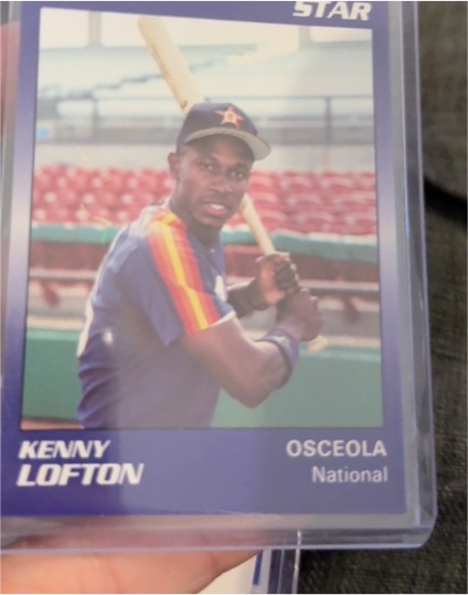 1989 Star Kenny Lofton Osceola National — front