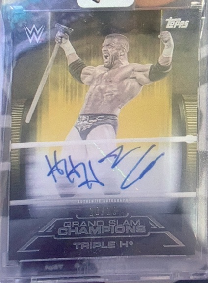 2021 Topps WWE Undisputed Grand Slam Champions #GS-16 Triple H — front