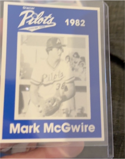 1982 Anchorage Glacier Pilots #1 Mark McGwire — front
