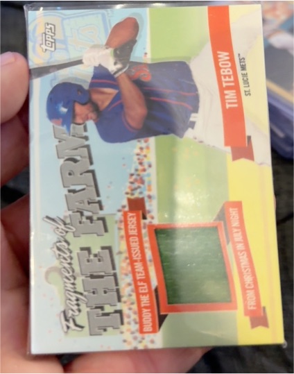 2018 Topps Pro Debut Fragments of the Farm #FOTF Tim Tebow — front