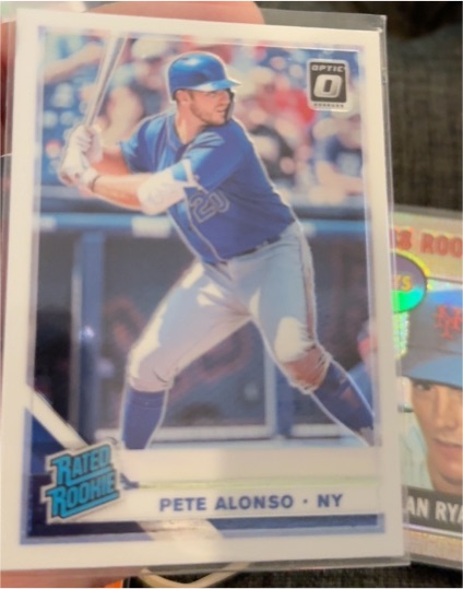 2019 Donruss Optic #82 Pete Alonso Rated Rookie — front