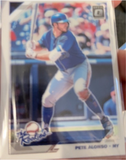 2019 Donruss Optic #Pete Alonso Rookie — front