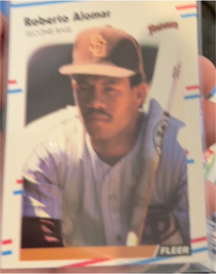 1988 Fleer Update #U-122 Roberto Alomar — front