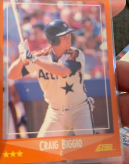 1988 Score Rookie/Traded #103T Craig Biggio — front
