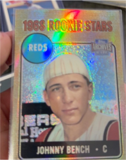 2001 Topps Archives Reserve #6 Johnny Bench — front