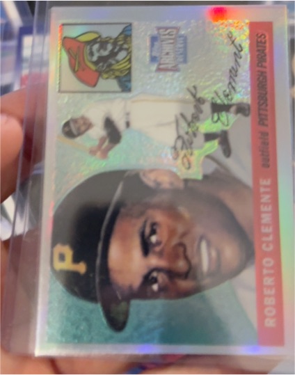 1955 Topps #164 Roberto Clemente — front