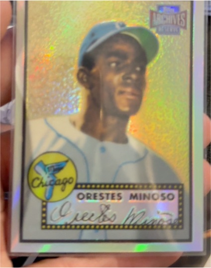 2001 Topps Archives Reserve #54 Orestes Minoso — front
