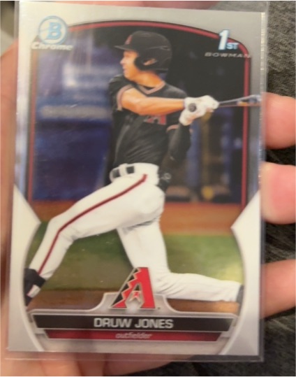2023 Bowman Chrome #BCP-25 Druw Jones — front