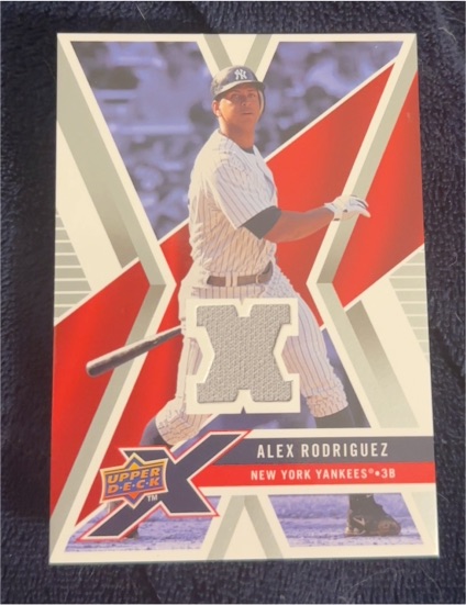 2008 Upper Deck X Memorabilia #UDXM-AR Alex Rodriguez — front