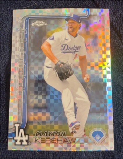 2025 Topps Chrome #88 Clayton Kershaw — front