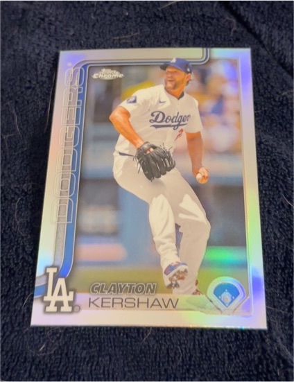 2025 Topps Chrome #88 Clayton Kershaw — front