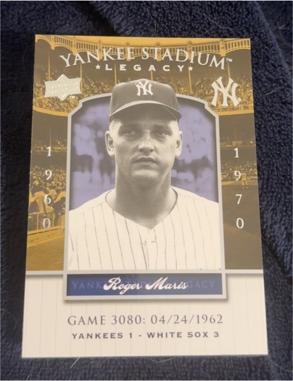 2008 Upper Deck Yankee Stadium Legacy #3086 Roger Maris — front