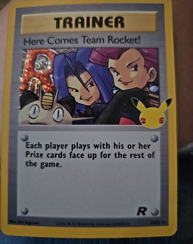 2021 Pokémon Celebrations #15 Here Comes Team Rocket! — front