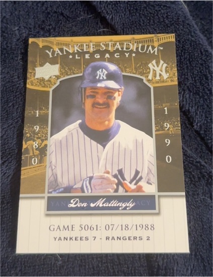 2008 Upper Deck Yankee Stadium Legacy #4799 Don Mattingly — front