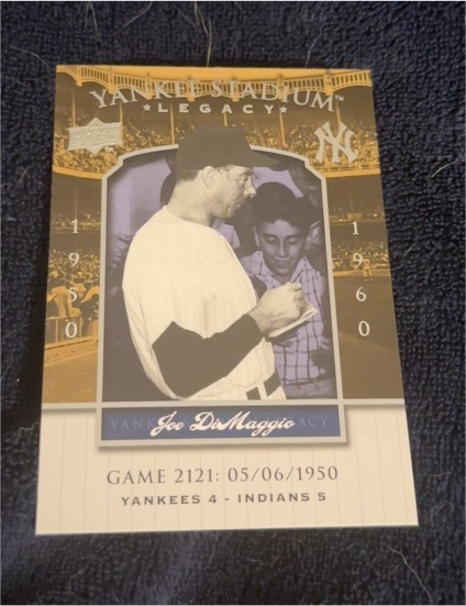 2008 Upper Deck Yankee Stadium Legacy #2121 Joe DiMaggio — front