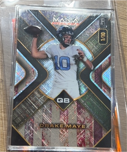 2024 Wild Card Auto Mania #AMATP-DM2 Drake Maye — front