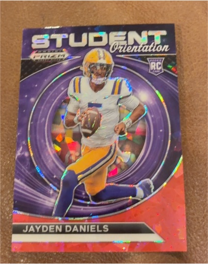 2024 Panini Prizm Draft Picks Student Orientation #SO-JD Jayden Daniels — front