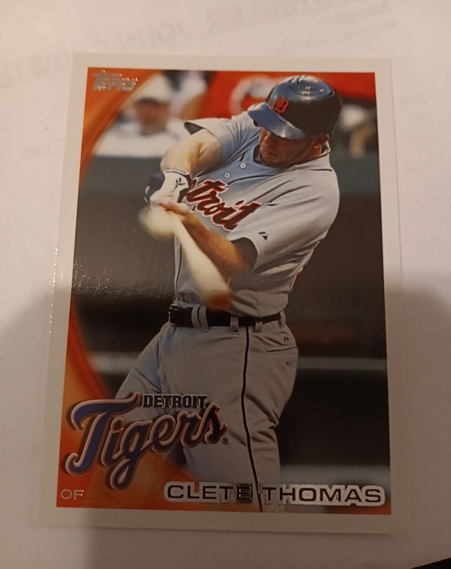 2010 Topps #441 Clete Thomas — front