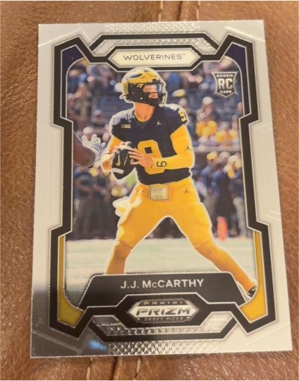 2024 Panini Prizm Draft Picks #132 J.J. McCarthy — front