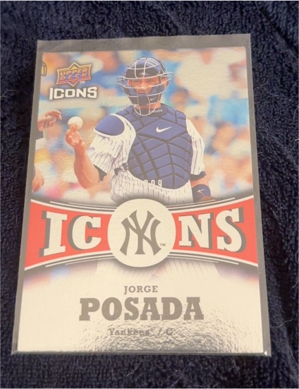 2009 Upper Deck Icons #IC-PO Jorge Posada — front