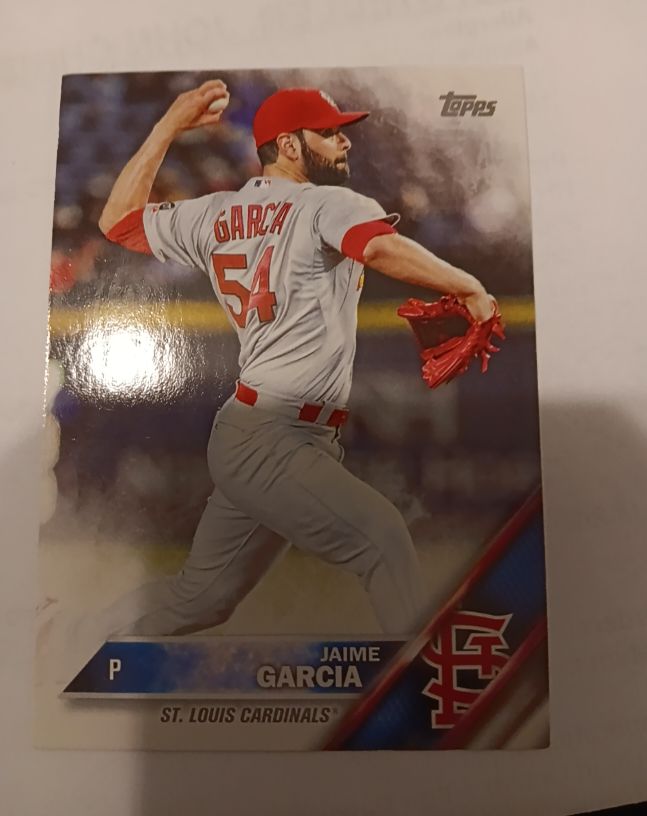 2016 Topps #508 Jaime Garcia — front