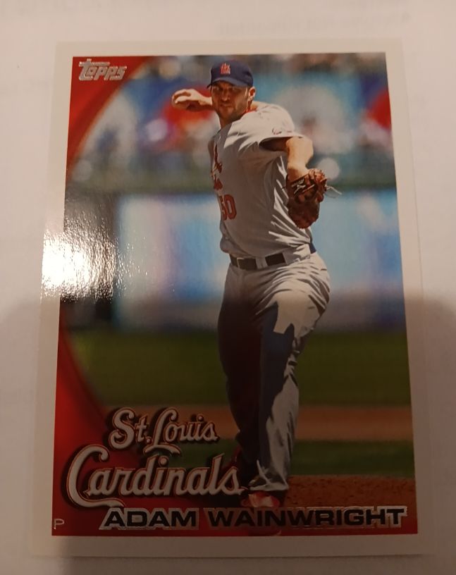 2010 Topps #136 Adam Wainwright — front