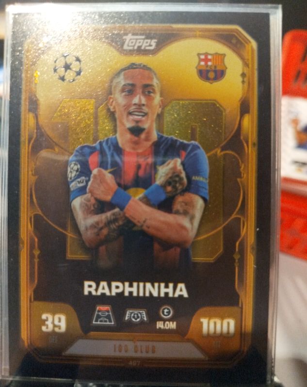 2025 Topps Match Attax Champions League #467 Raphinha — front
