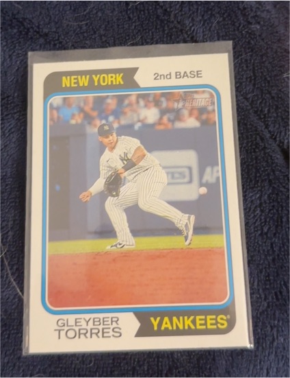 2023 Topps Heritage #282 Gleyber Torres — front