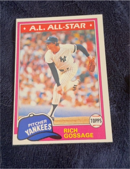 1981 Topps #460 Rich Gossage — front