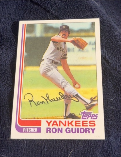 1982 Topps #9 Ron Guidry — front