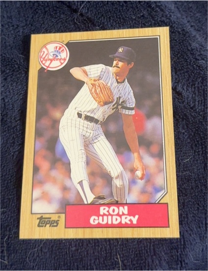 1987 Topps #375 Ron Guidry — front