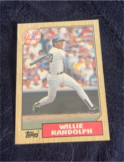 1987 Topps #701 Willie Randolph — front