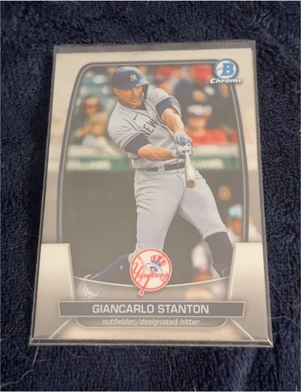2023 Bowman Chrome #99 Giancarlo Stanton New York Yankees — front