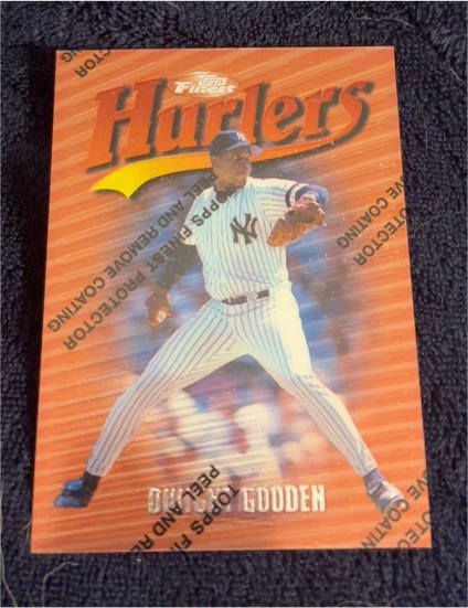 1997 Topps Finest #51 Dwight Gooden — front