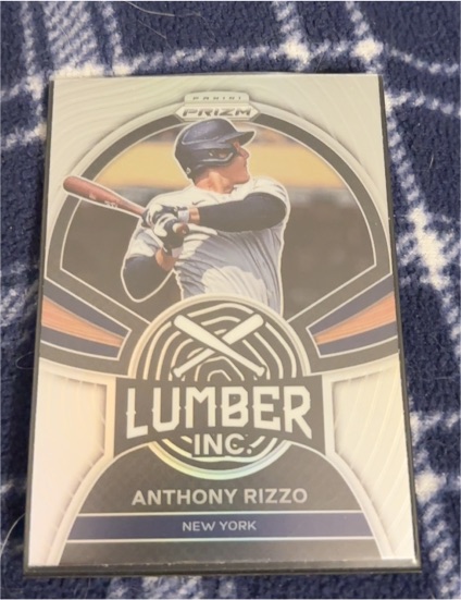 2022 Panini Prizm #LI-5 Anthony Rizzo Lumber Inc. — front