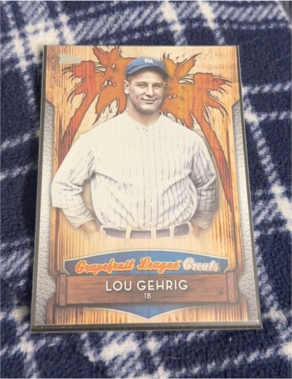 2019 Topps Grapefruit League Greats #GLG-8 Lou Gehrig — front