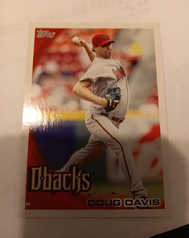 2010 Topps #12 Doug Davis — front