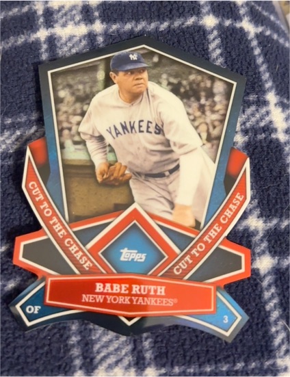 2013 Topps Cut to the Chase #CTC-4 Babe Ruth — front