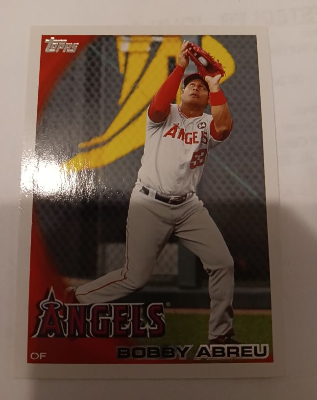 2010 Topps #15 Bobby Abreu — front