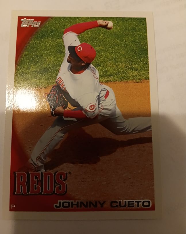 2010 Topps #16 Johnny Cueto — front