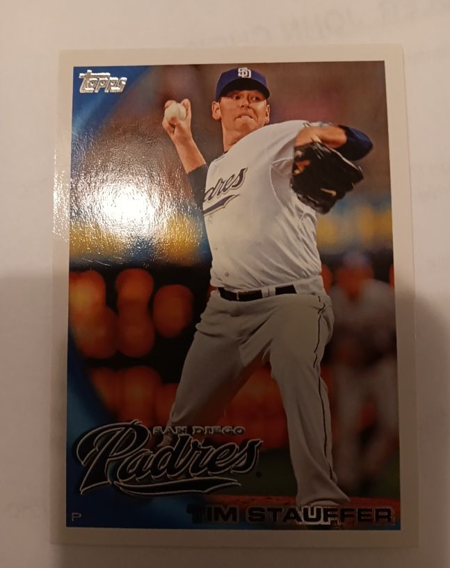 2010 Topps #18 Tim Stauffer — front