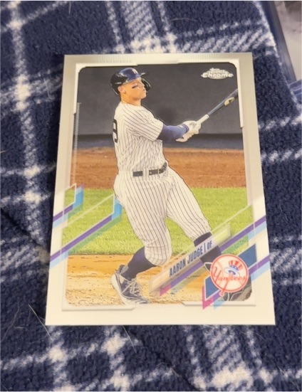 2021 Topps Chrome #99 Aaron Judge — front