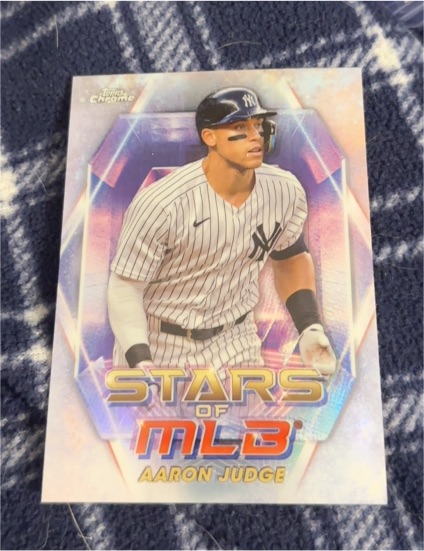 2023 Topps Chrome Stars of MLB #SMLBC-13 Aaron Judge — front