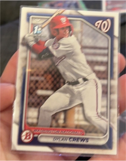 2024 Bowman #BP-23 Dylan Crews — front