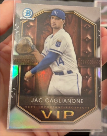 2025 Bowman Chrome #VIP-11 Jac Caglianone — front
