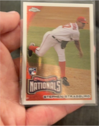 2010 Topps Chrome #212 Stephen Strasburg — front
